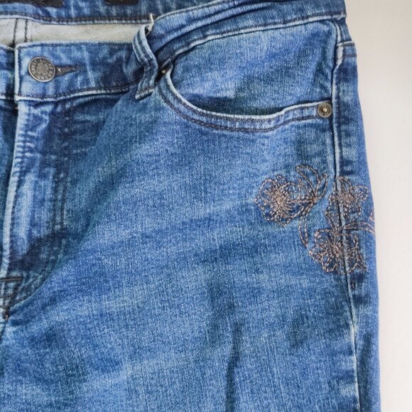 Lucky Brand Jeans sweet straight denim blue women's size 12/31 - Picture 11 of 16